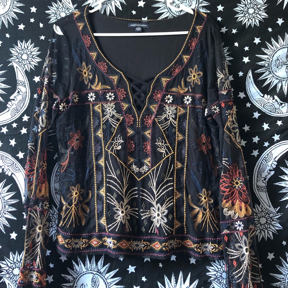 American Eagle long sleeve blouse